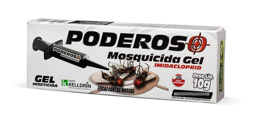 Poderoso Mosquicida Gel Mata Mosquito Mosca Varejeira 10g