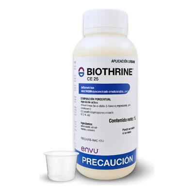 Biothrine Ce 25 1 L Insecticida Contra Chinches, Cucarachas | Envío gratis