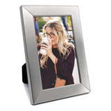 Lindo Porta Retrato 10x15 Metal Linha Miami Luxo