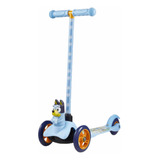 Patin Scooter Bluey 3 Ruedas Con Luz Original Niños