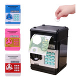 Alcancia Electronica Caja Seguridad Billete Moneda Atm Cajer Color Rosa