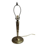 Antigua Lampara Electrica, Sin Tulipa, Metalica,60cm De Alto