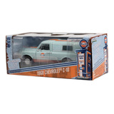 Greenlight 1:24 1968 Chevrolet C-10 Pickup Camper Gulf 