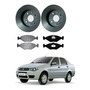 Campanas De Freno Y Zapatas Fiat Grand Siena C/ Abs.  Fiat Siena