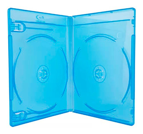 10 Estuche Doble Blu Ray 11 Mm Lomo. Logo Relieve. 2 Discos