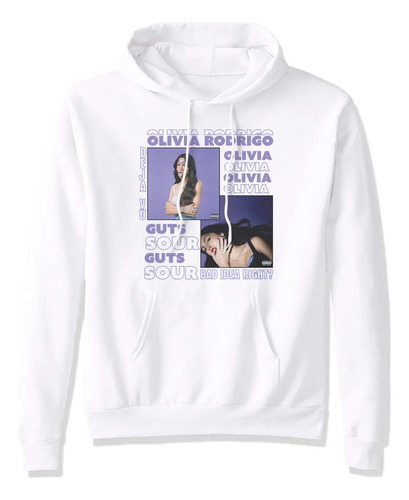 Sudadera Poster Fotografias Olivia Rodrigo Guts Sour Purple