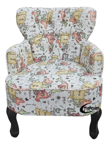 Sillon Ocacional Individual Capitonado Vintage Envio Gratis