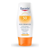 Bloqueador Eucerin Sun Fps 50 Crema Gel Alergias 150 Ml