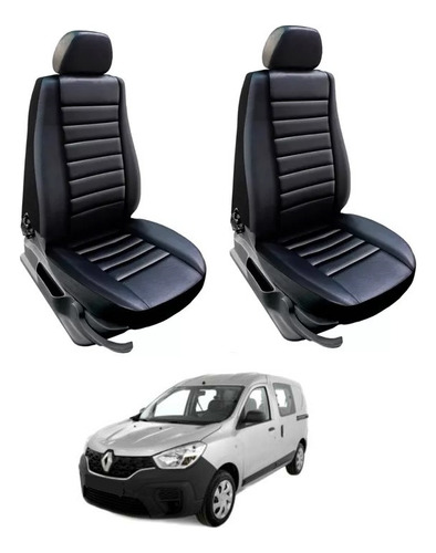 Funda Cubre Asiento Cuero 2 Piezas Renault Kangoo Furgon