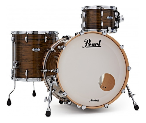 Bateria Pearl Master Maple Complete 3 Cuerpos Bombo 24 Rock