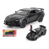 Chevrolet Camaro Miniatura Metal Coche Con Luz Y Sonido 1/32