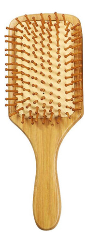Cepillo De Pelo Con Forma De Paleta, Peine De Bambú, Masaje,