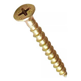 Tornillo Vialro Fix Dorado Madera 5 X 50 Mm Jasper