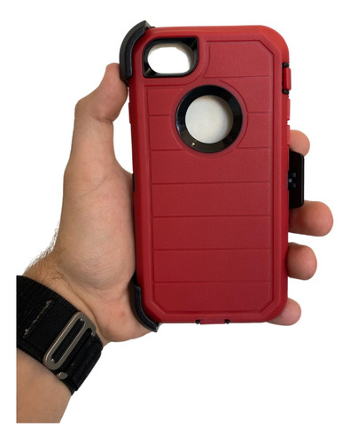 Funda Uso Rudo + Clip Para iPhone 6/7/8 