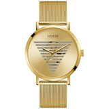 Guess Reloj De 44 Mm Para Hombre - Correa De Tono Dorado Cha