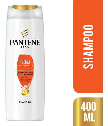 Shampoo Pantene Pro-v Fuerza Y Reconstrucción 400 Ml