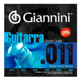 Encordoamento Giannini Geegst11 .011/.049 Para Guitarra