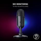 Razer Seiren V2 X Microfono Condensador Usb Color Negro