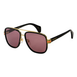 Gucci Gg0448s 003 Aviator Negro Vino Transparente Original