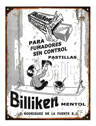 Chapa Vintage Publicidad Antigua Pastillas Billiken L610