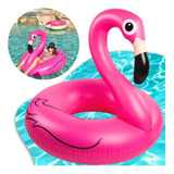 Boia Flamingo Piscina Inflável 120cm Adulto Maior Tamanho