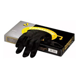 Guantes Negros 20 U Reutilizables Black Gloves Peluqueria