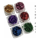 Kit Decoração Unhas Gel Fibra Glitter Nails Brilho  Make (2)