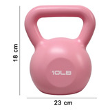 Pesa Rusa Kettlebell 10 Lb 4.53 Kg Crossfit Gym Gimnasio Color Rosa