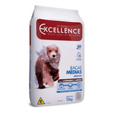 Ração Dog Excellence Adulto Racas Media Sabor Cordeiro 15kg