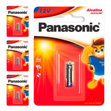 4 Baterias Alcalinas 12v Panasonic Lrv08-1b