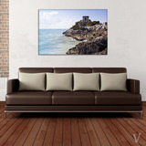 Cuadro Decorativo Canvas Ruinas Mayas Tulum