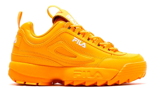 Tenis Fila Disruptor Ii Premium Naranja Urban 5xm01763-823