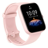 Smartwatch Amazfit Bip 3 Pro 1.69'' 40mm Aluminio Pink Caja Rosa Malla Rosa Bisel Negro