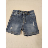 Short De Jean Cheeky Para Bebés Talle 9-12 Meses