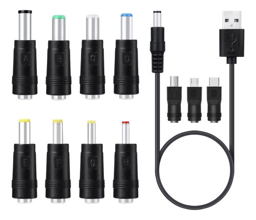 Ha Cabo De Carregamento De Plugue 11 Em 1 5v Usb Para Dc