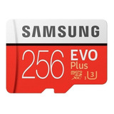 Tarjeta De Memoria Samsung Evo Plus Con Adaptador Sd 256gb