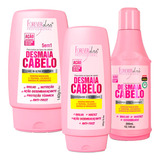 Kit Desmaia Cabelo Shampoo, Condi. E Leave-in Forever Liss