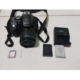 Câmera Nikon D5300 + Lente 18+55 Semi Nova