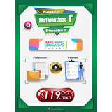 Planeaciones Matemáticas 1° Grado - Trimestre 2