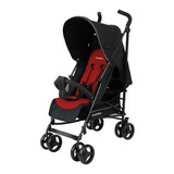 Coche Paragüitas Carestino Bastón Capri Capri Co001-cbg Rojo Con Chasis Color Negro