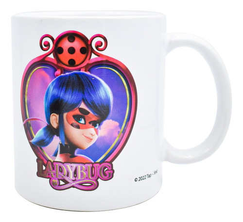 Taza De Cerámica Miraculous Ladybug La Película 340 Ml