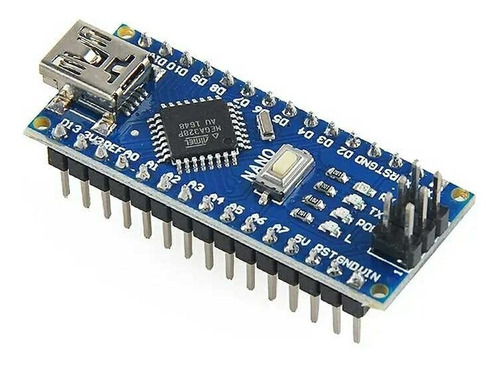 Kit 5x Placa Compativel Com Arduino Nano V3 Ch340 Soldada