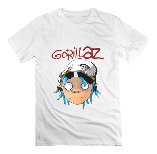 Playera Camiseta Banda Gorillaz Damon Jamie Dibujos Animados