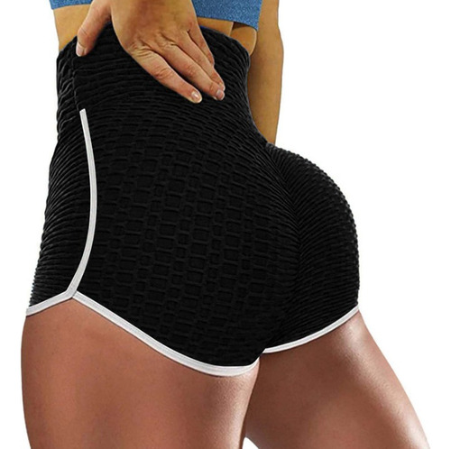 Short Licra Deportiva Gym Levanta Pompa Elásticos Yoga Playa