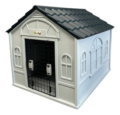 Casa Termica Para Perros Con Puerta Razas Medianas 98x84x82