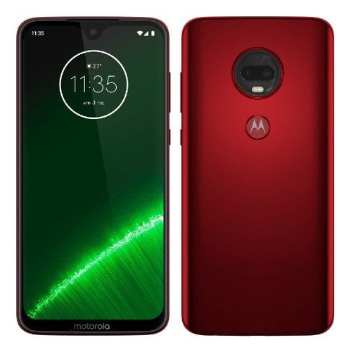  Motorola G7 Plus 64 Gb Rojo 4gb Ram Con Nfc Impecable.