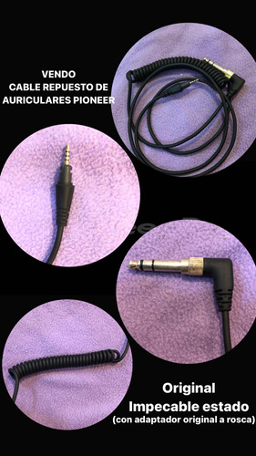 Cable Repuesto Auricular Pioneer