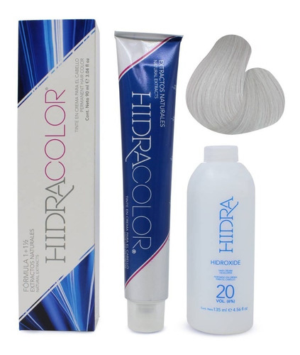 Tinte Para Cabello Hidracolor Naturales  90 Ml + Peróxido 