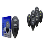 Lampara Led 90w Luminaria Suburbana 9900lm Fotocelda 6 Pzas