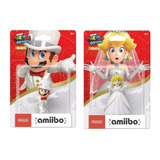 Amiibos Mario Odyssey Peach Wedding Outfit Switch Super 3ds